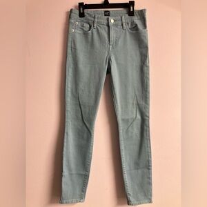 GAP Denim Women’s Leggings, 2 Reg 26, Light Blue, Stretch